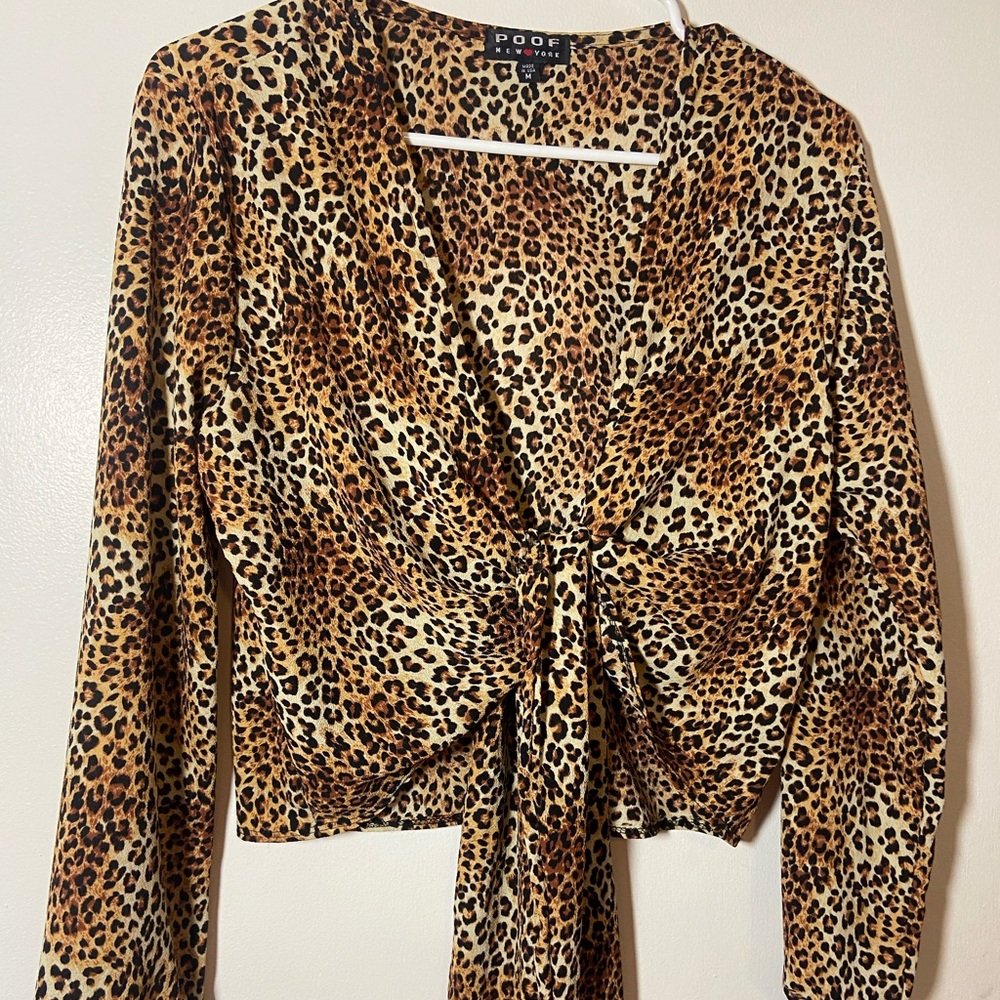 Cheetah blouse